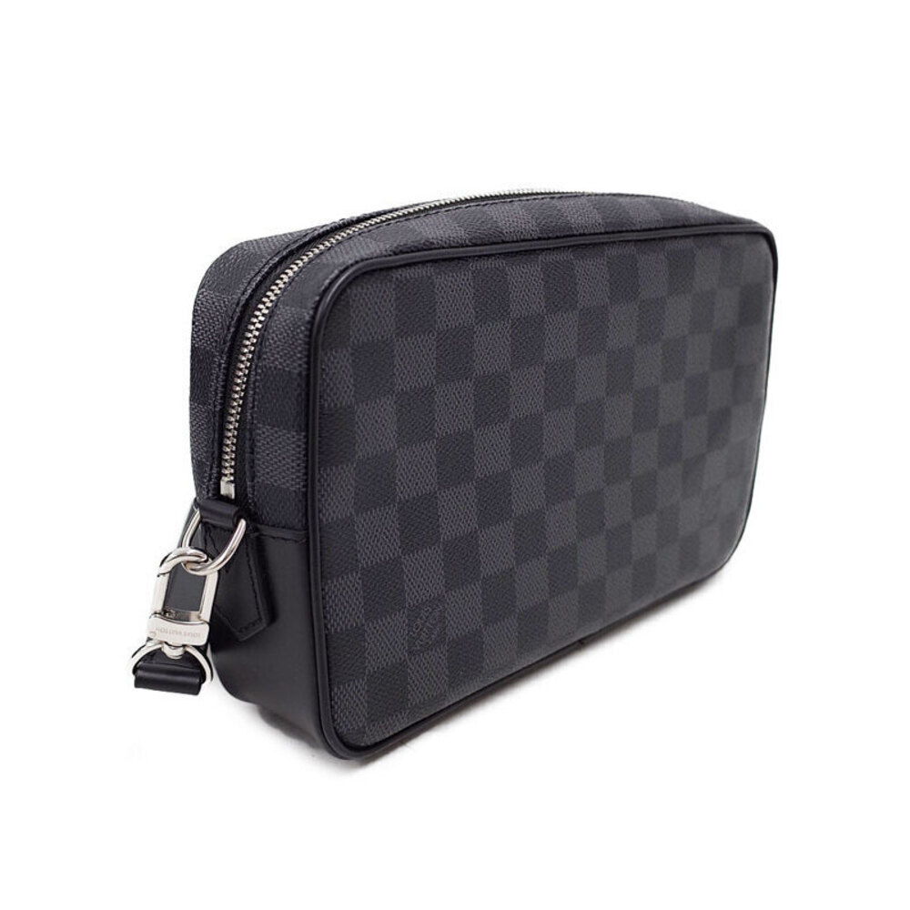 Louis Vuitton Damier Kasai Bag Black Graphite Shoulder Pochette